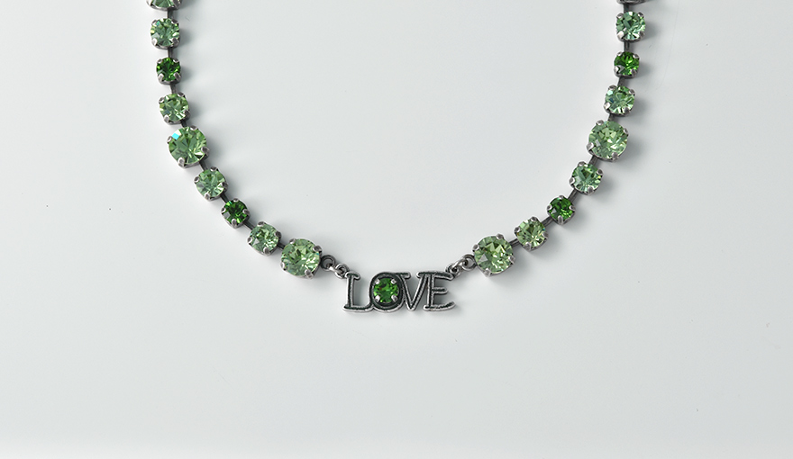 Love pendant & cup chain necklace tutorial